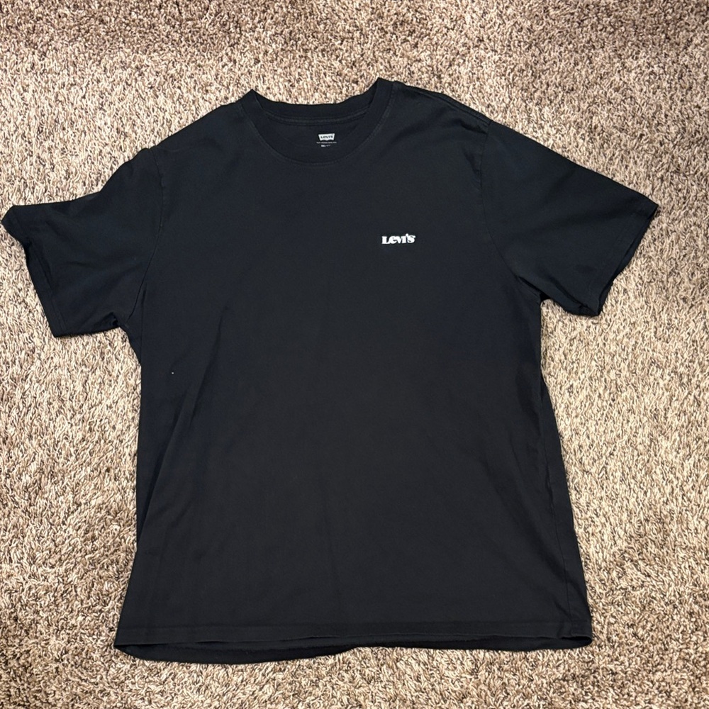 Levi's Black Short Sleeve Logo Tee